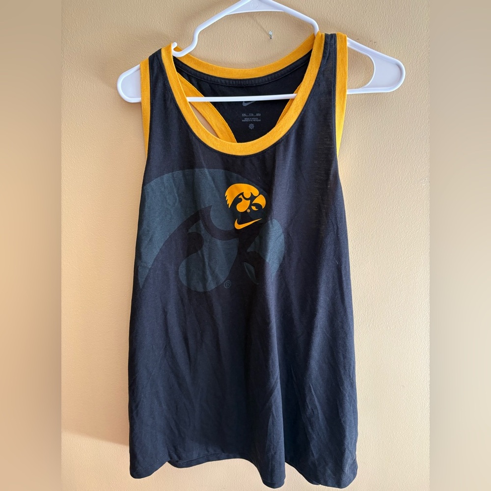 Nike x Iowa Hawkeyes Black & Gold Tank Top XXL - Picture 3 of 5